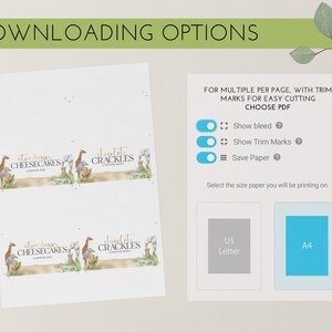 Wild One Food Labels, Safari Food Label Card, Food Tent Card, Birthday ...