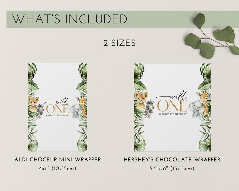 Wild One Chocolate Bar Wrapper Template Printable Candy Bar - Etsy