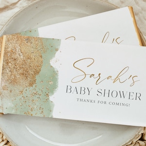 Green Chocolate Bar Wrapper Template, Printable Candy Bar Wrapper, Baby Shower Candy Bar Wrapper, Birthday Party Favors, Sage Green Gold