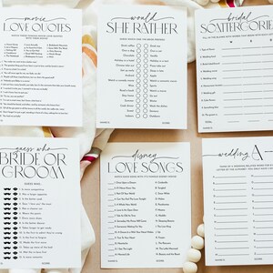 Bridal Shower Game Cards - 'Match These Movie Quotes' - 30 Kraft Paper Cards With Answer Key (5x7 Inches) - View #8
