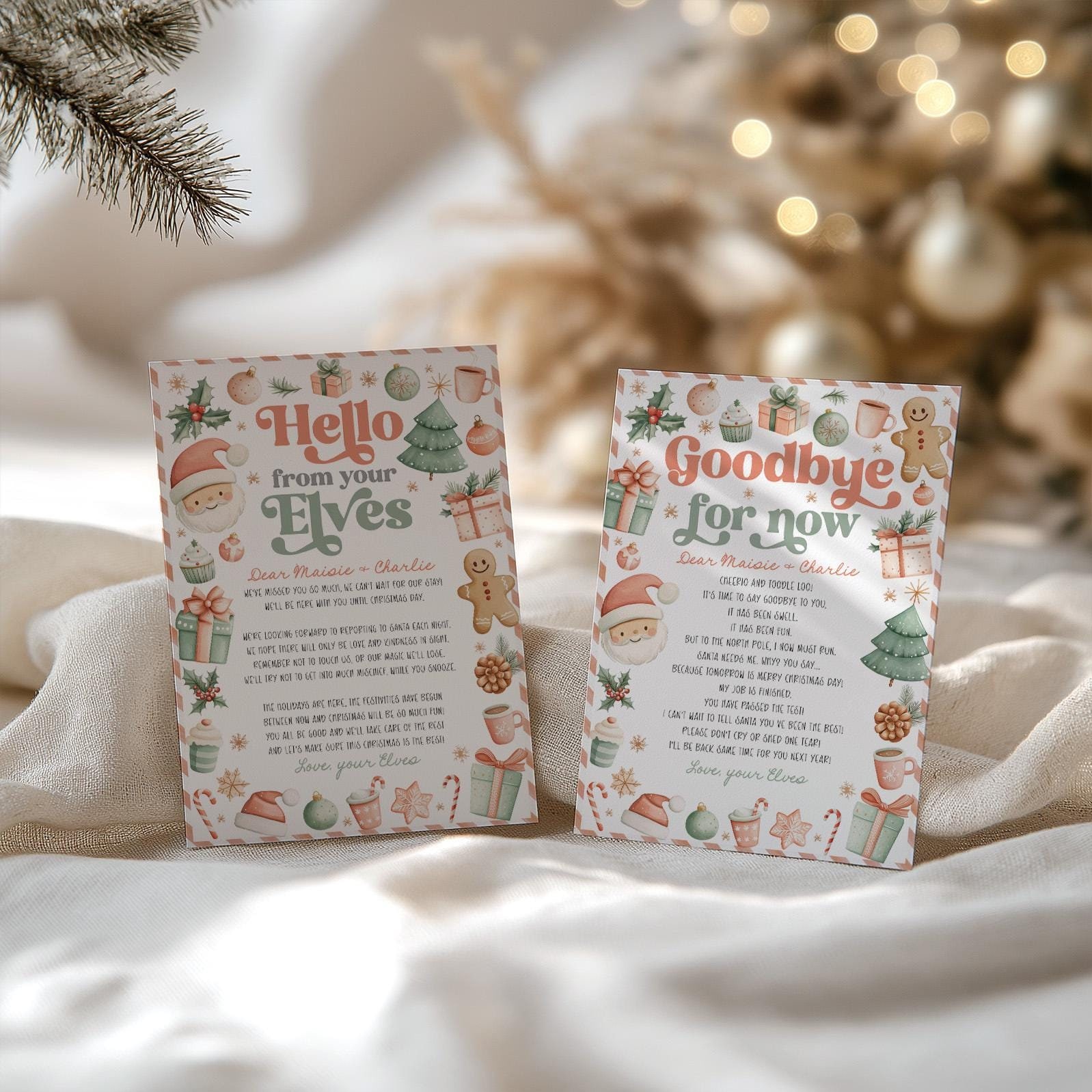 Elf On The Shelf Weihnachtskarte Für Neffen – Offiziell Lizenziert, 22,9x15,2 Cm, Mit Umschlag