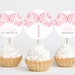 Butterfly Cupcake Toppers, Printable Cupcake Topper, Butterfly Birthday ...