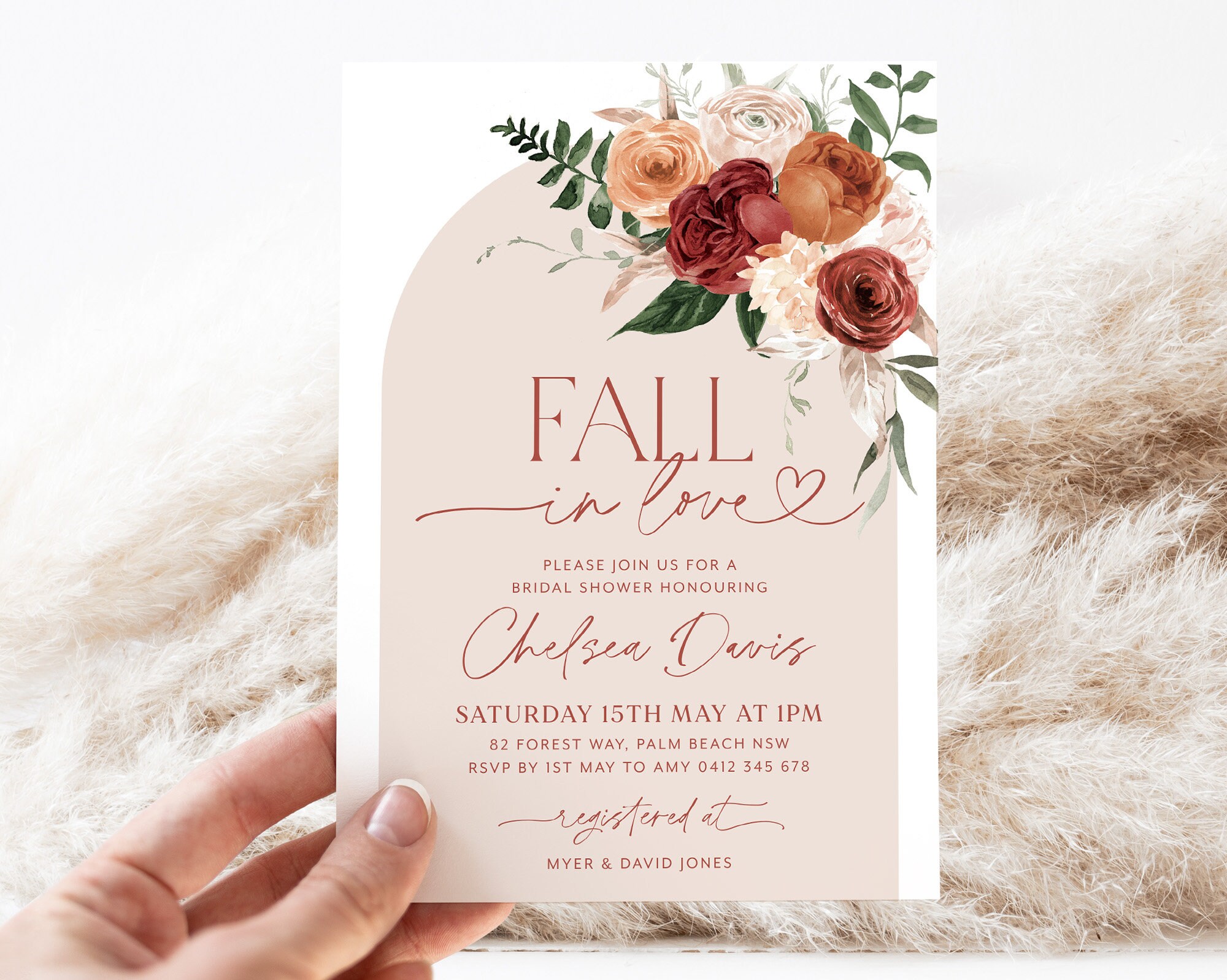 David bridal shop invitations