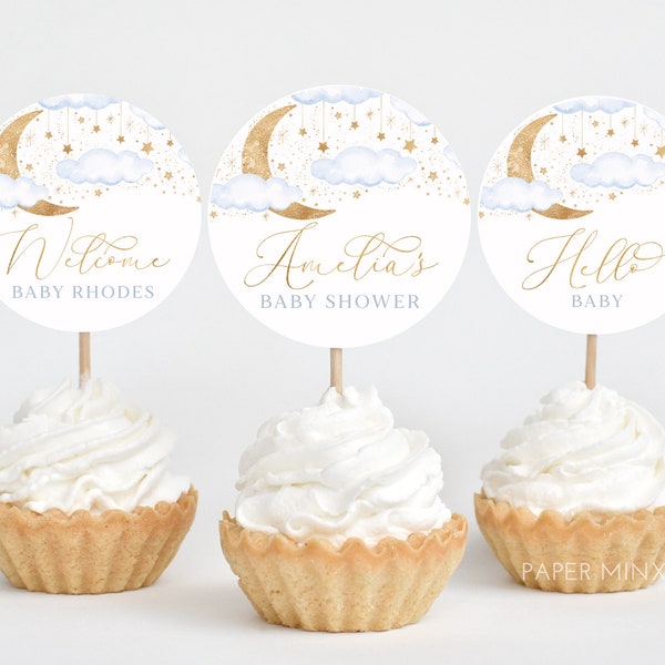 Star Cupcake Toppers - Etsy