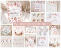 Berry First Birthday Invitation Bundle, Printable Strawberry Invitation 1st Birthday, Berry Birthday Decorations, Printable First Birthday product logo