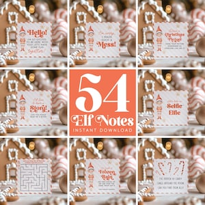 54 Mega Bundle di biglietti di auguri per elfi Kit di biglietti di auguri per elfi Giochi per elfi Biglietti di auguri per elfi Attività per elfi Idee per elfi Lettere per elfi Biglietti di auguri per Babbo Natale Download immediato Stampabile