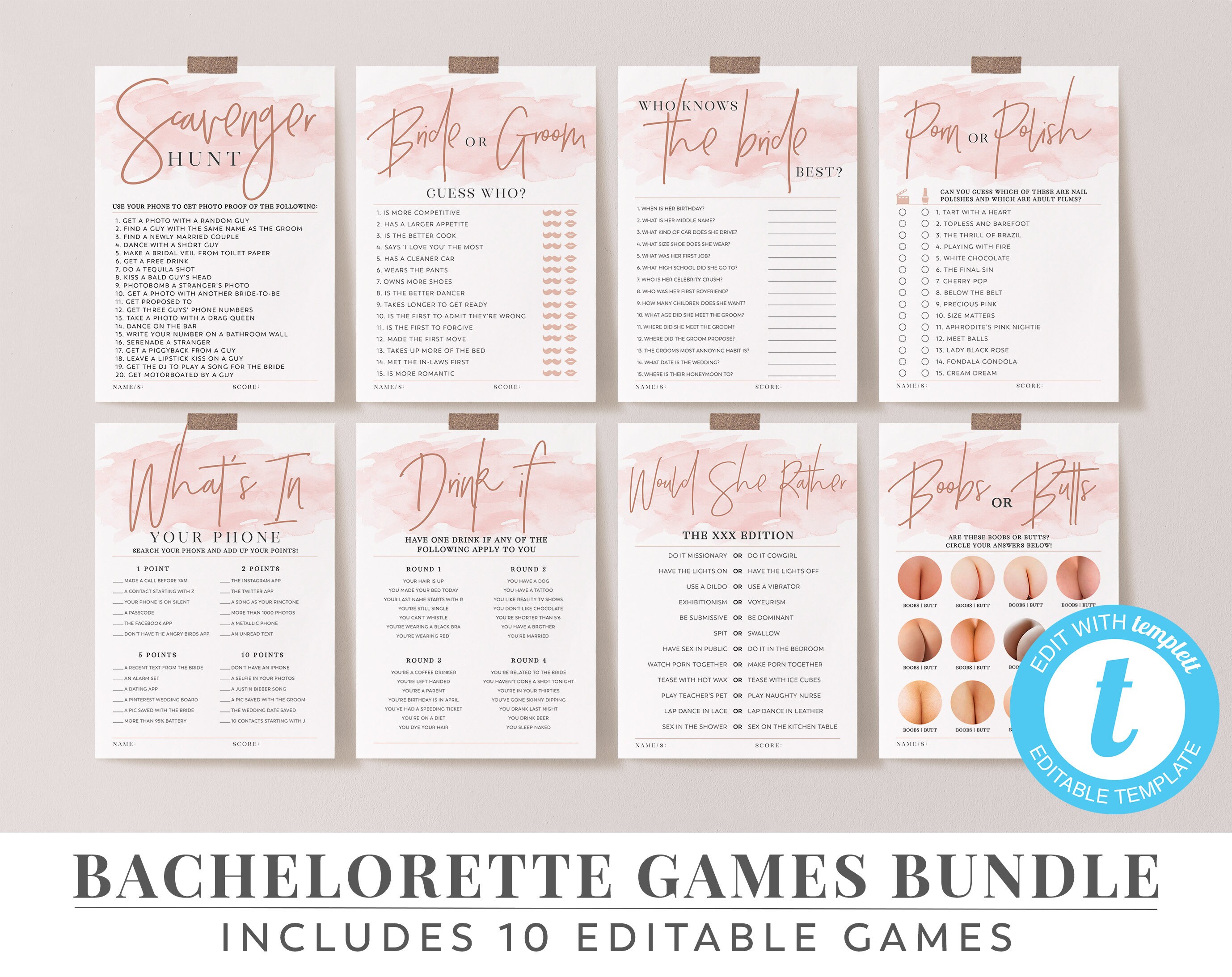 Jeux EVJF : Idées Pour Un Enterrement De Vie De Jeune Fille Inoubliable