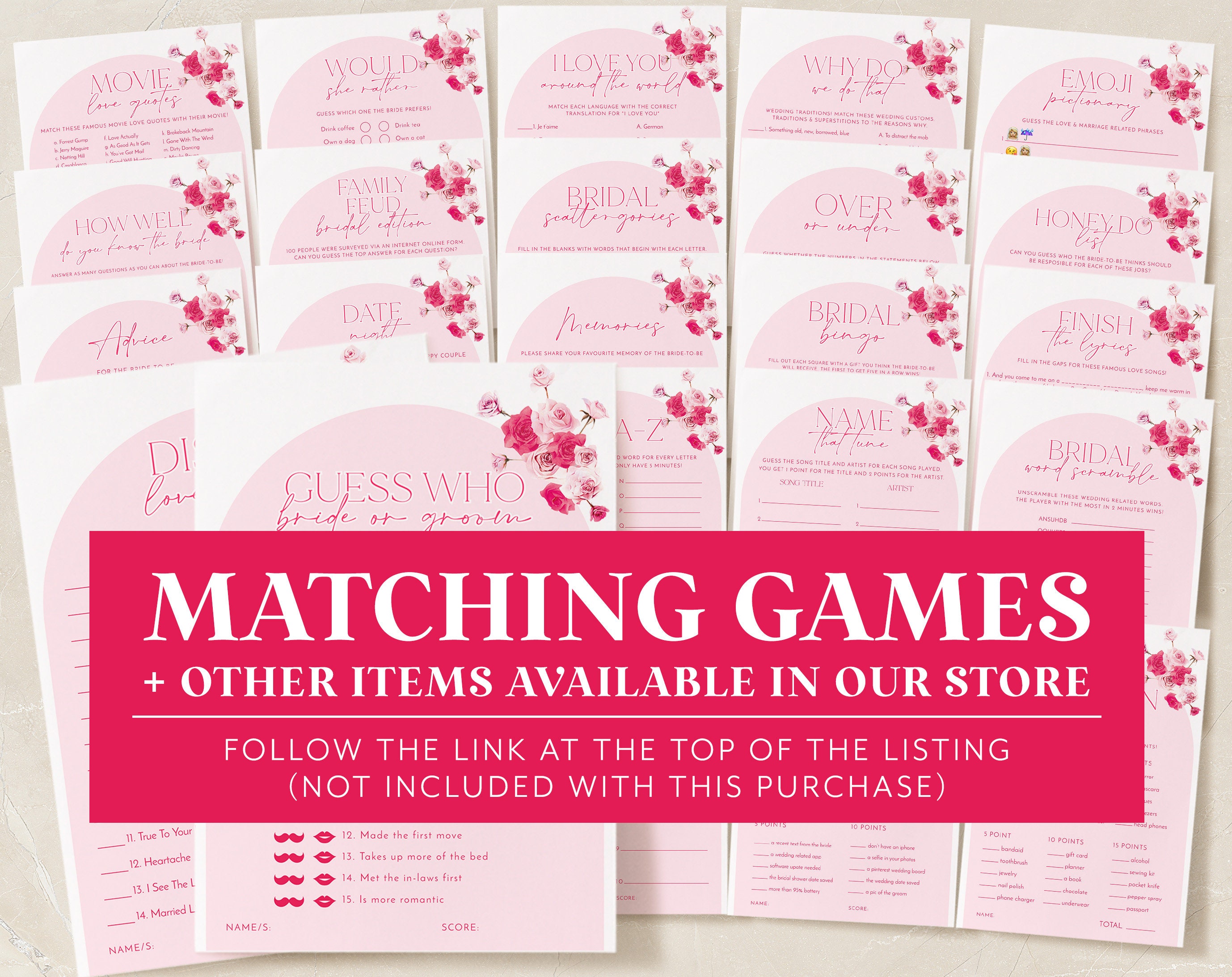 Pink Bridal Shower Food Labels Food Label Card Food Tent Etsy Australia