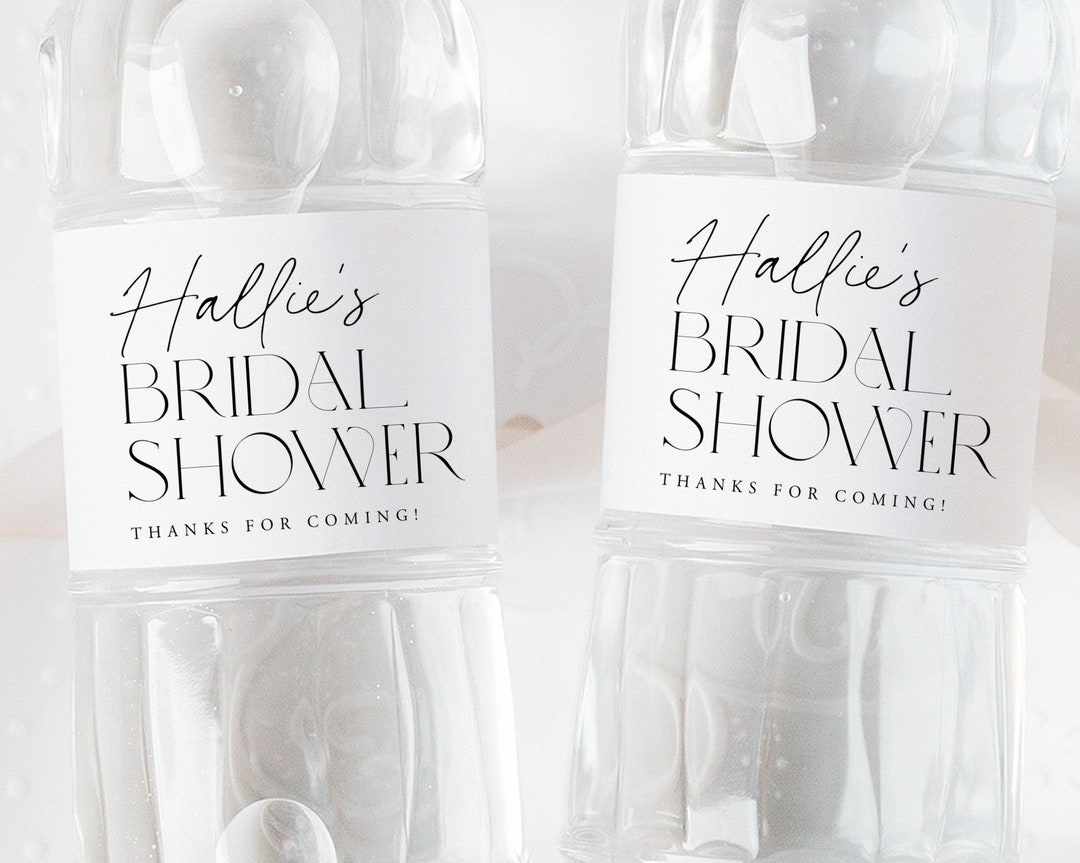 Image 1 for Bridal Shower Label Templates