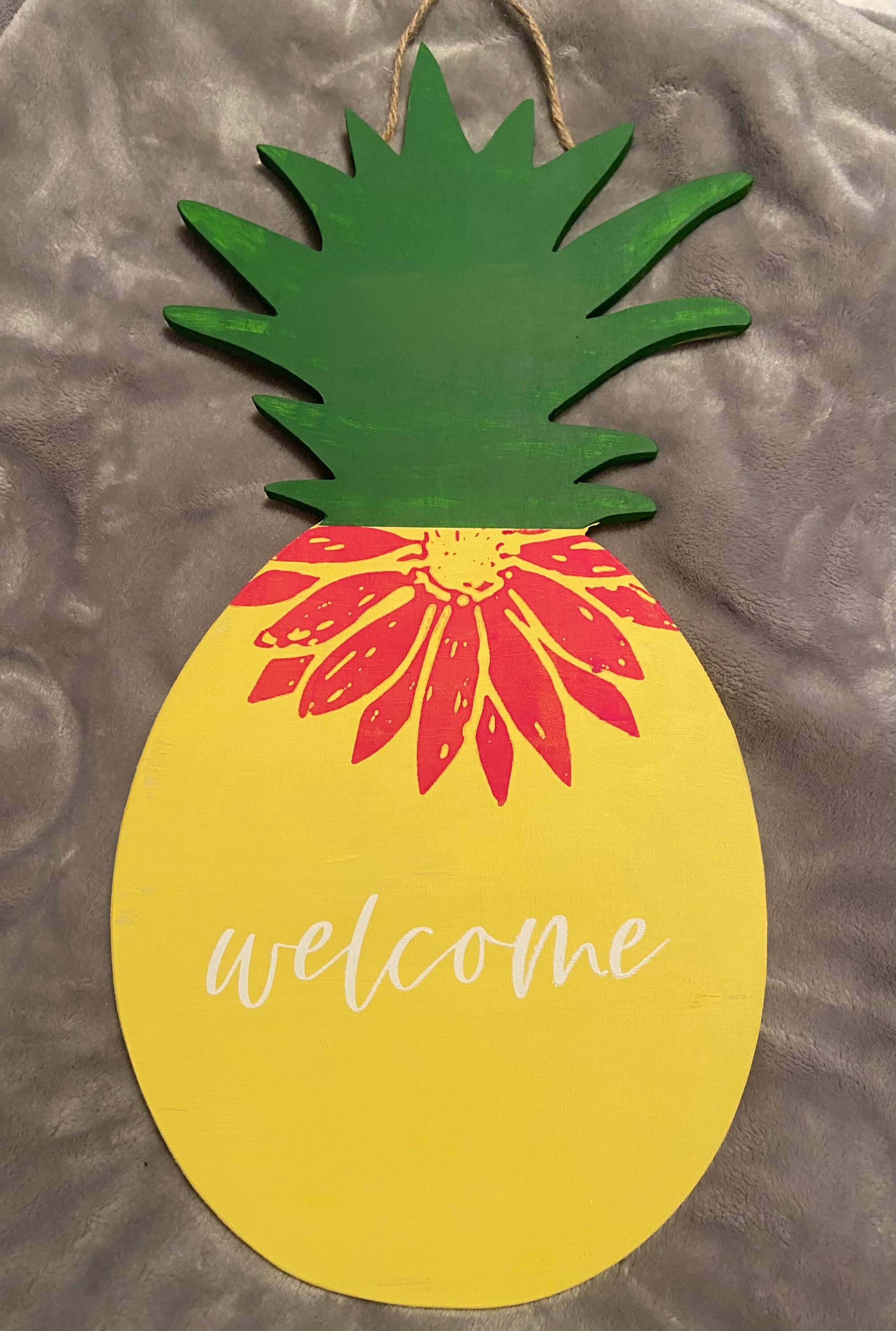 Pineapple Sign Etsy