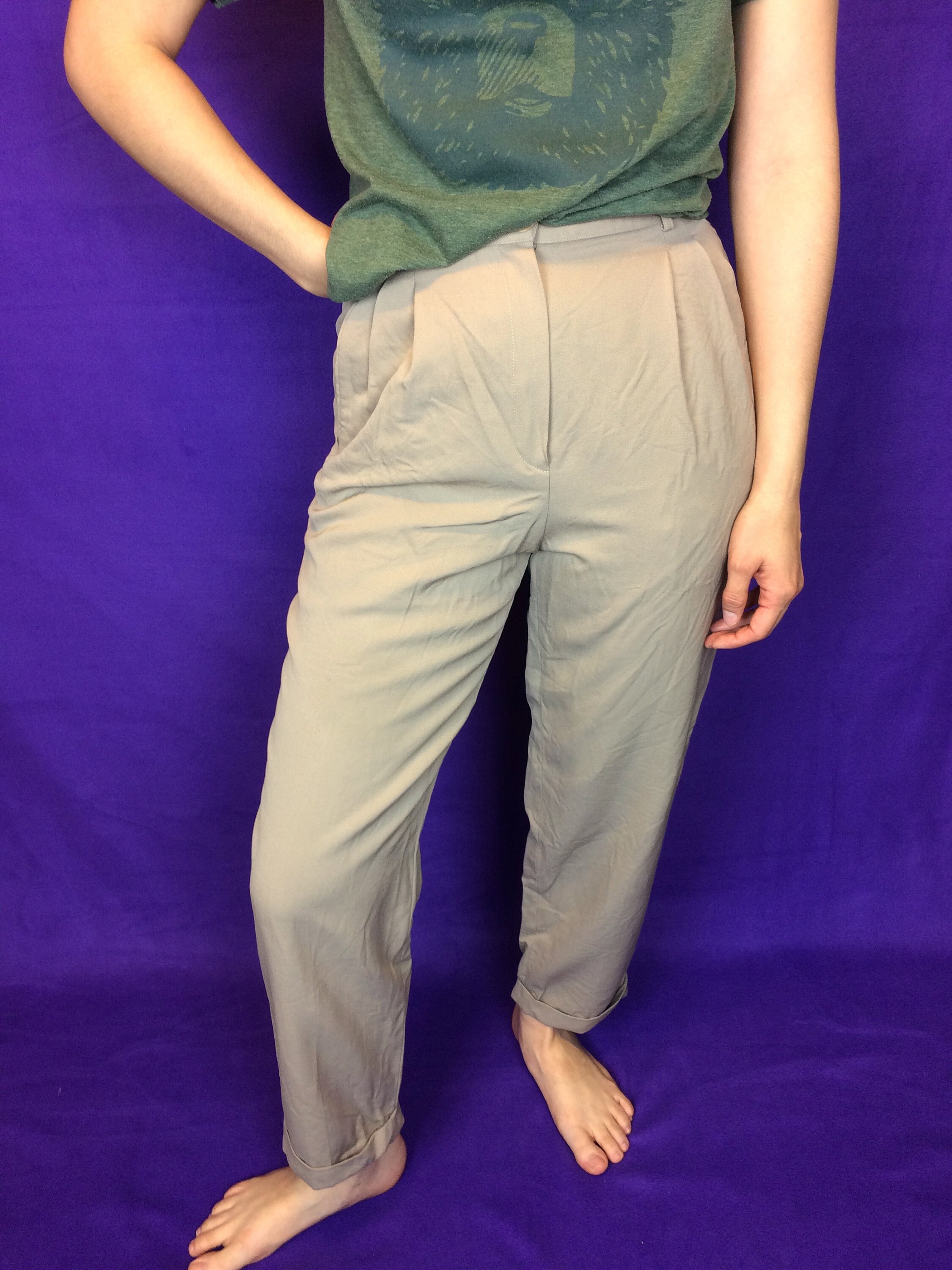 petite wool pants