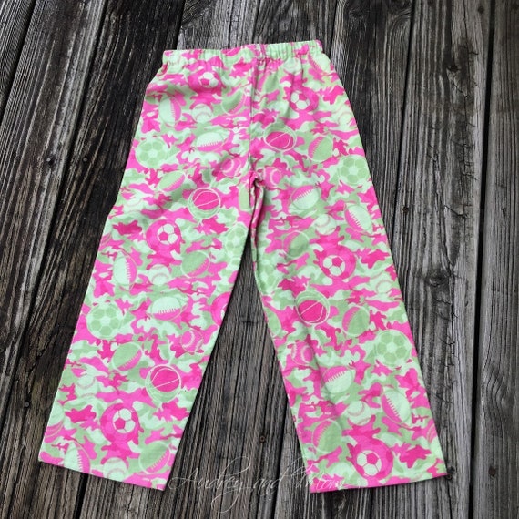 pink camo pajama pants