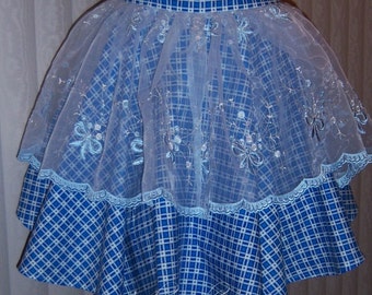 In the Blue Hostess Half Apron