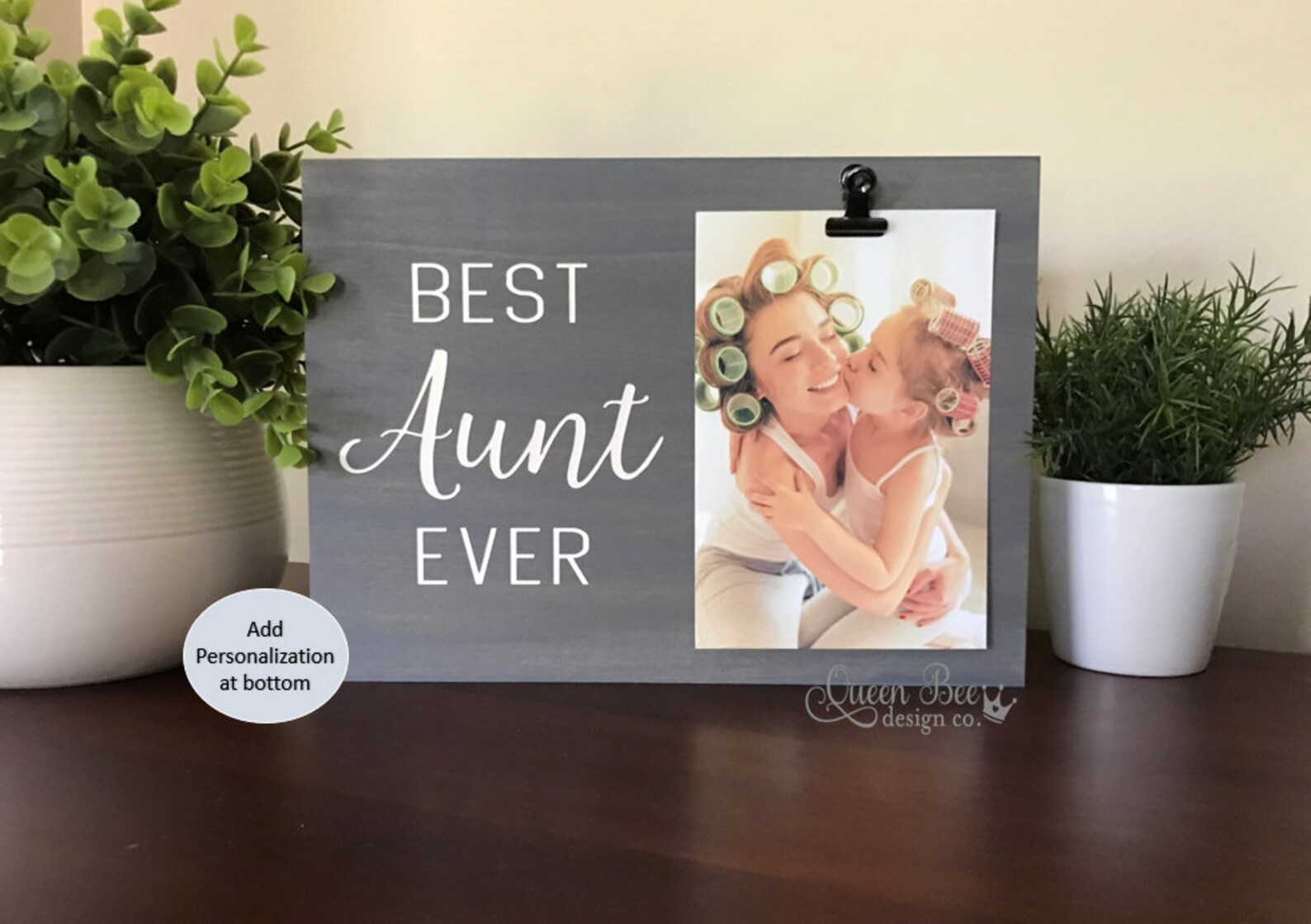 Aunt Picture Frame / Best Aunt Ever / Best Aunt Ever Frame / Etsy