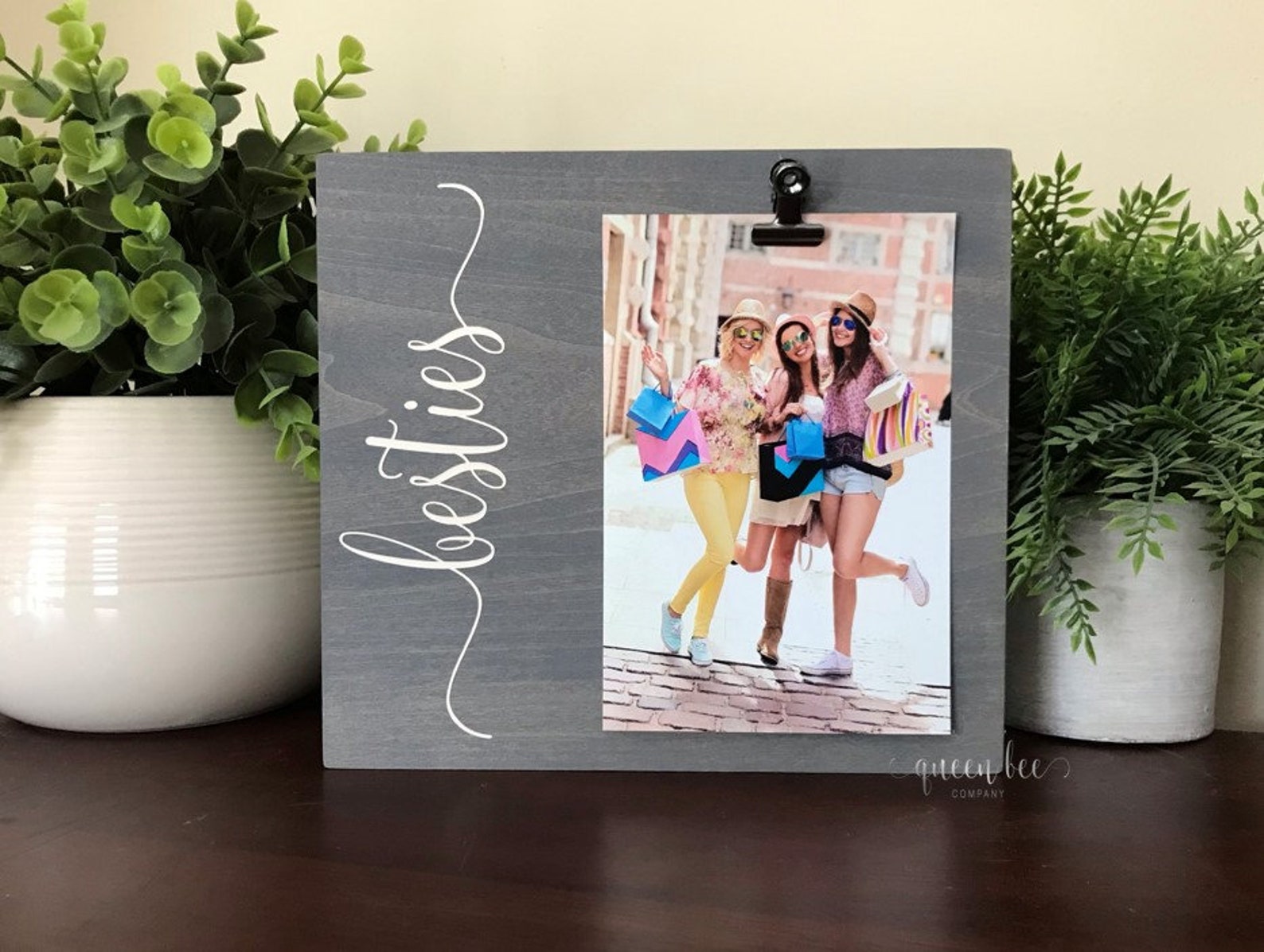 Best Friends Picture Frame Besties Picture Frame Besties Etsy