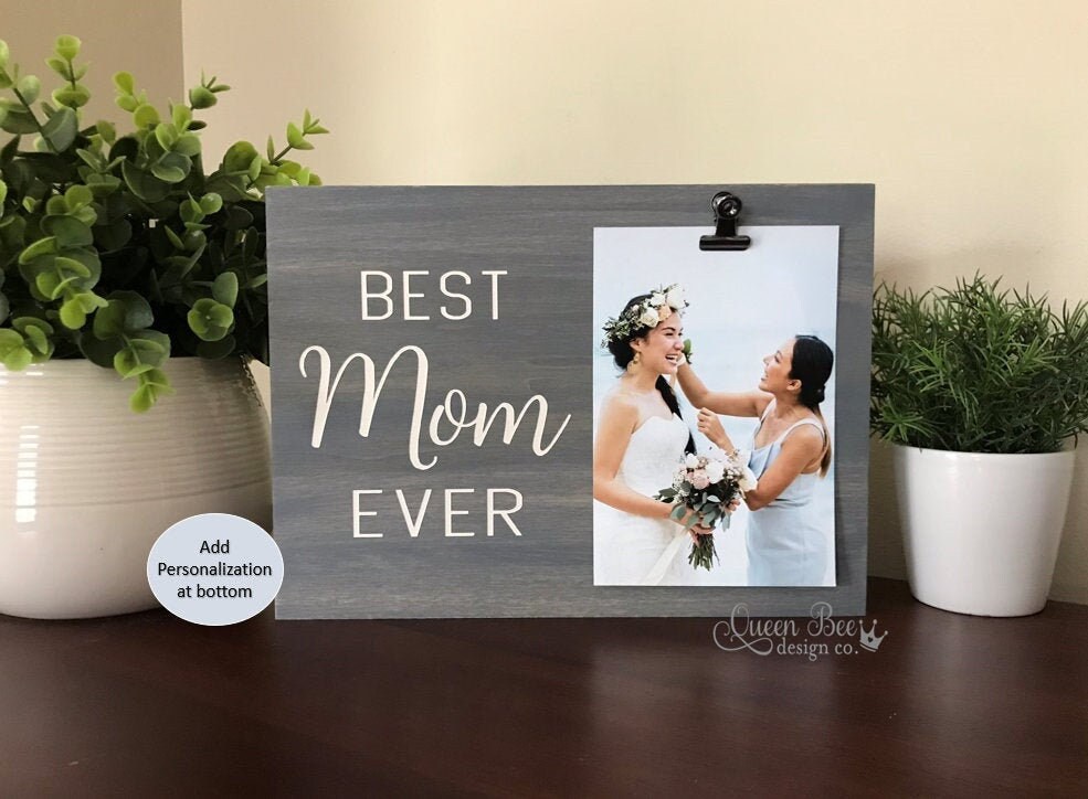 Best Mom Ever Frame / Mom Frame / Personalized Mother's Etsy