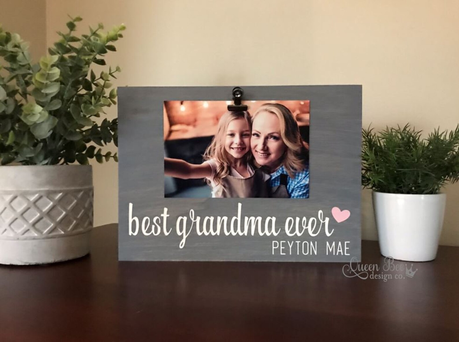 Best Grandma Ever Picture Frame / Grandma Frame / Mother's Etsy
