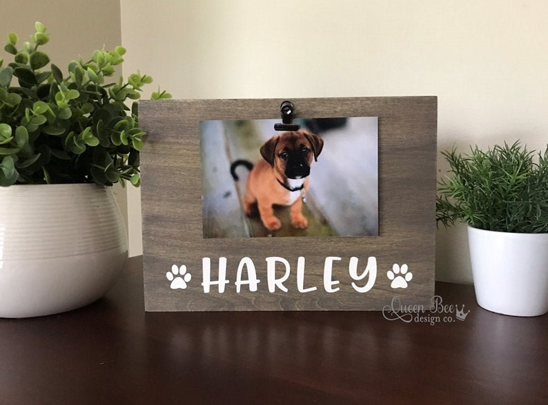 Personalized Dog Picture Frame / Dog Frame / Pet Picture Frame Etsy