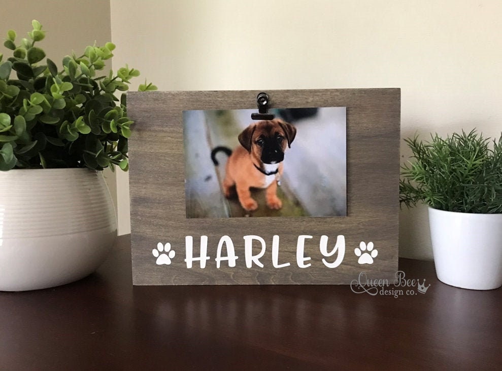 Personalized Dog Picture Frame / Dog Frame / Pet Picture Frame Etsy