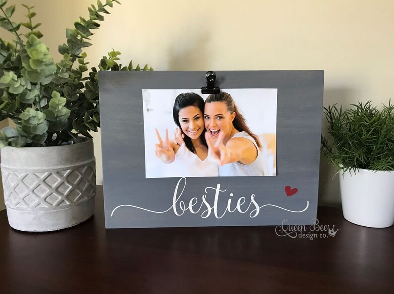Best Friends Picture Frame Besties Picture Frame Besties Etsy