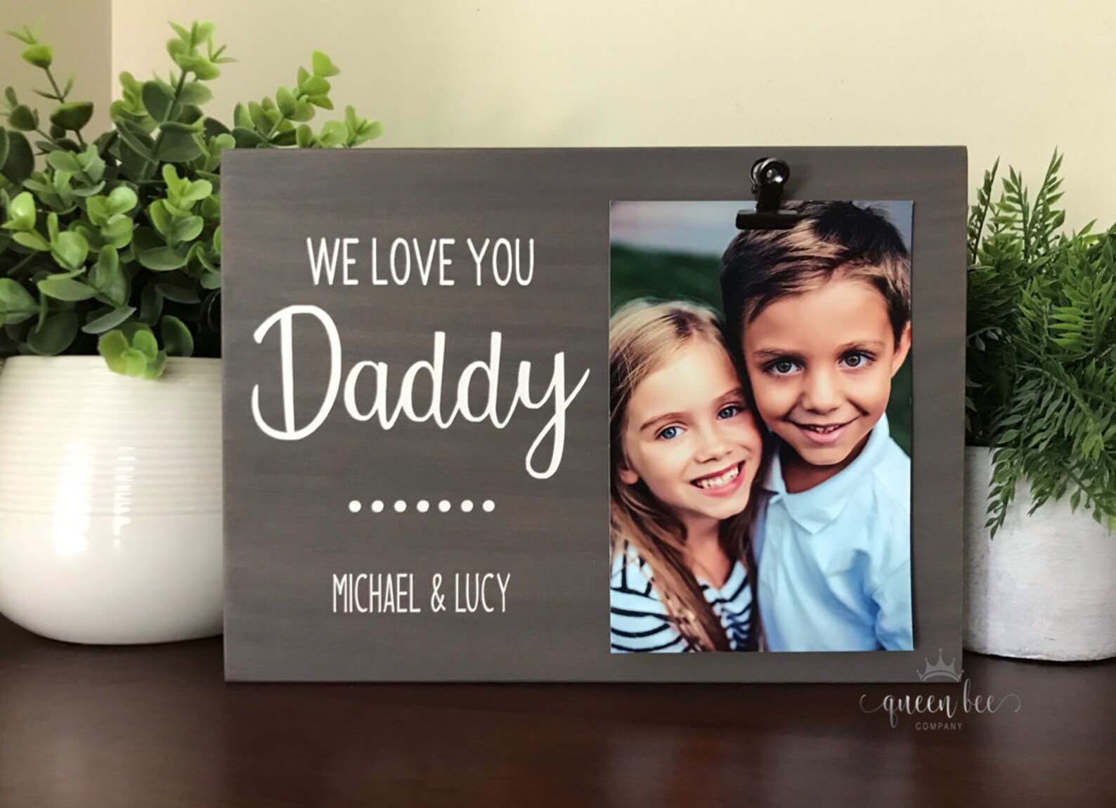 Daddy Photo Frame / Personalized Dad Frame / Dad Picture Frame - Etsy