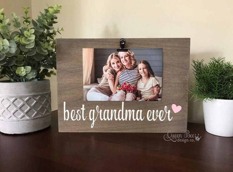 Best Grandma Ever Picture Frame / Grandma Frame / Mother's Etsy