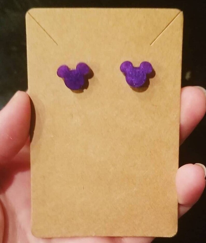 mouse earrings kids earrings mouse character earrings Mouse ears earrings cartoom earrings cartoon character earrings stud earrings