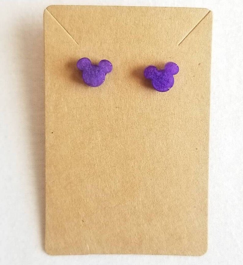 mouse earrings kids earrings mouse character earrings Mouse ears earrings cartoom earrings cartoon character earrings stud earrings