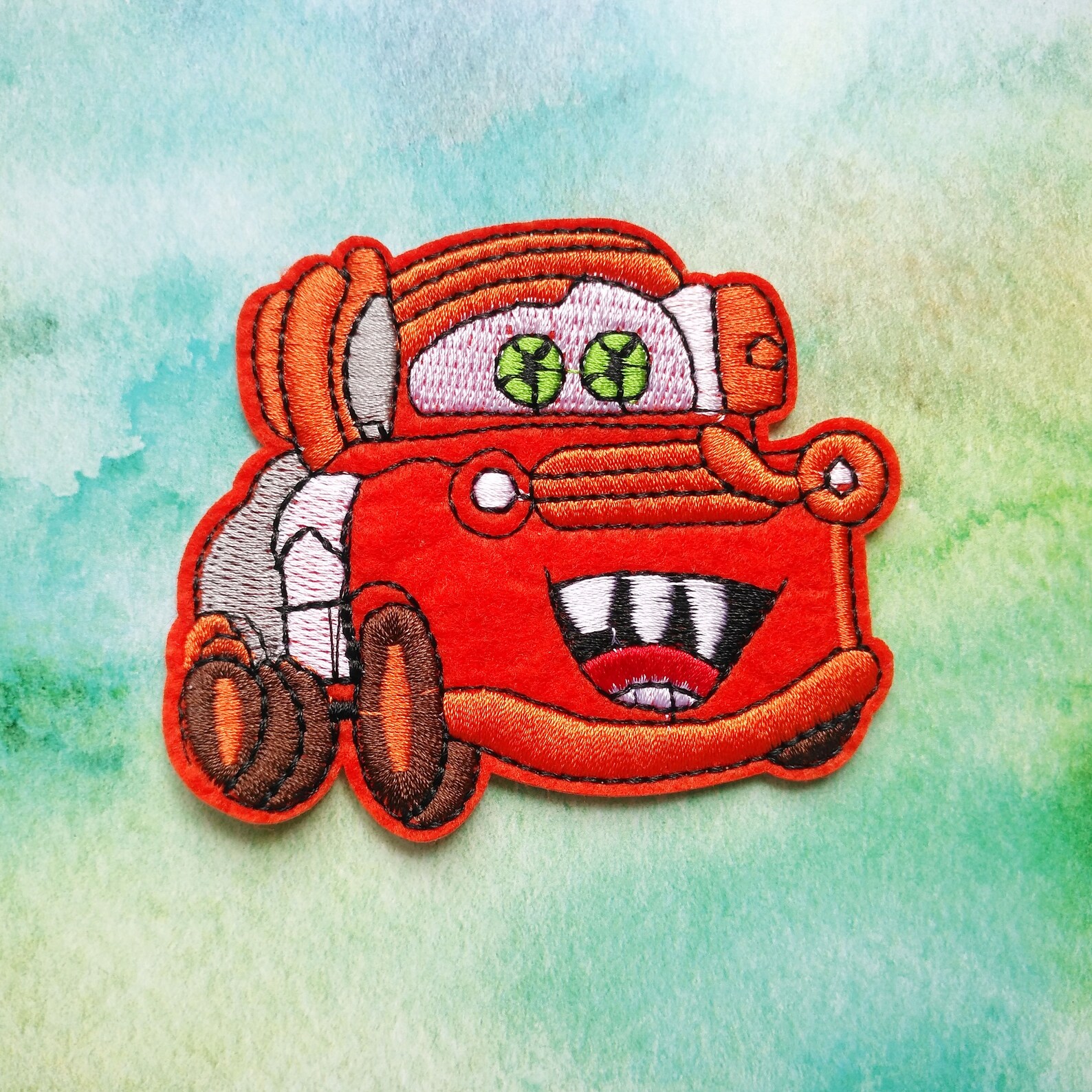 Car embroidered patch Lightning McQueen Cars iron on patches Etsy