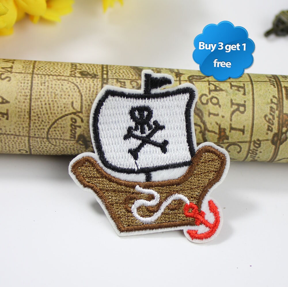 Pirate Ship Patches Pirate Patches Patch Iron On Patch Bordado Etsy