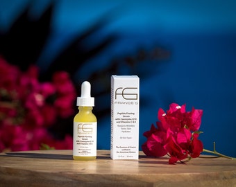 Peptide Firming Serum - Vegan Skincare - Anti Aging Serum - Face Serum - Vitamin C and E Serum - Antioxidant Serum - Natural Skincare