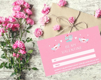 Carte de Saint-Valentin, Saint-Valentin romantique, Cadeau de Saint-Valentin, Be My Valentine, Cadeaux d’anniversaire, Carte pour partenaire, Carte de Saint-Valentin