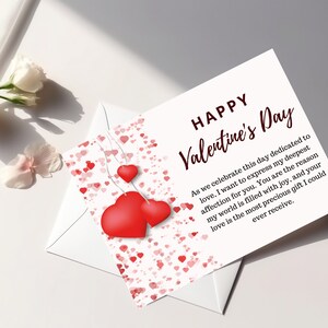 Ti amo così tanto Biglietto di San Valentino Biglietto dolce e divertente per San Valentino, Biglietto da 7x5 pollici, Biglietti d'auguri, Biglietto di San Valentino, Cartoline a cuore rosso