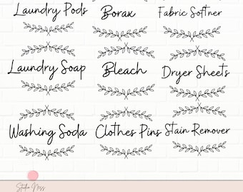 laundry soap labels etsy