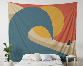 Ocean Wall Tapestry, Beach Wall Decor,nature tapestry,wall hanging,modern wall decor,beach tapestry,beach house decor
