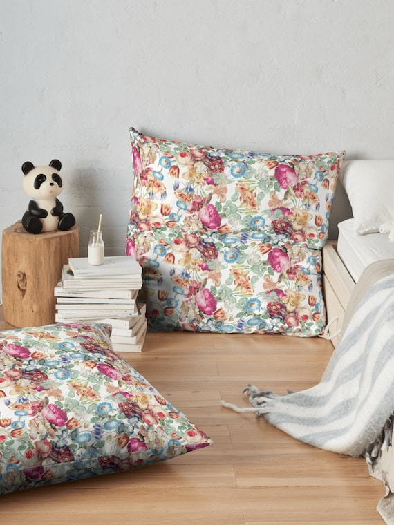 Floor Pillowfloor Cushionfloor Seatingmeditation Etsy