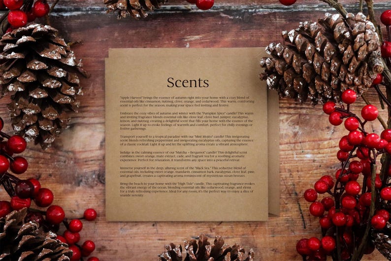 Custom Name Candle Ecofriendly Wood Wick 100 Coconut Soy Wax, 12