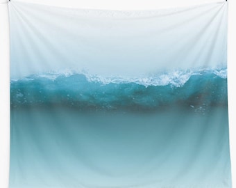 Ocean tapestry, Wave wall hanging,nature tapestry,nautical tapestry,beach home decor,wave tapestry