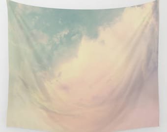 Vintage clouds,Sky Wall Tapestry,Wall Decor,nature tapestry,photography wall art,cloud wall tapestry,bedroom decor,vintage tapestry