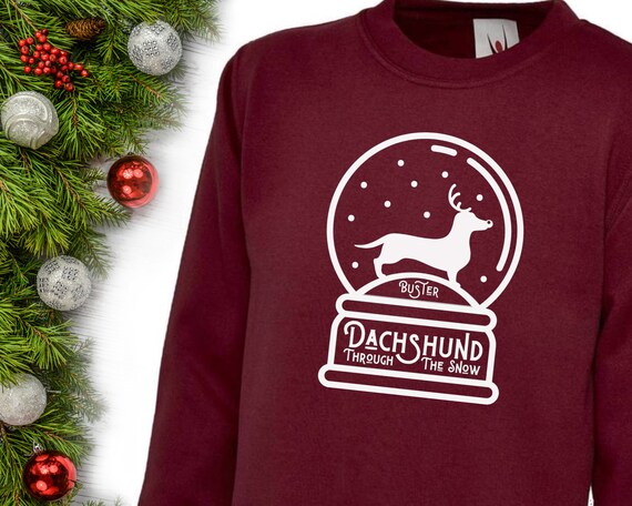 dachshund christmas jumper