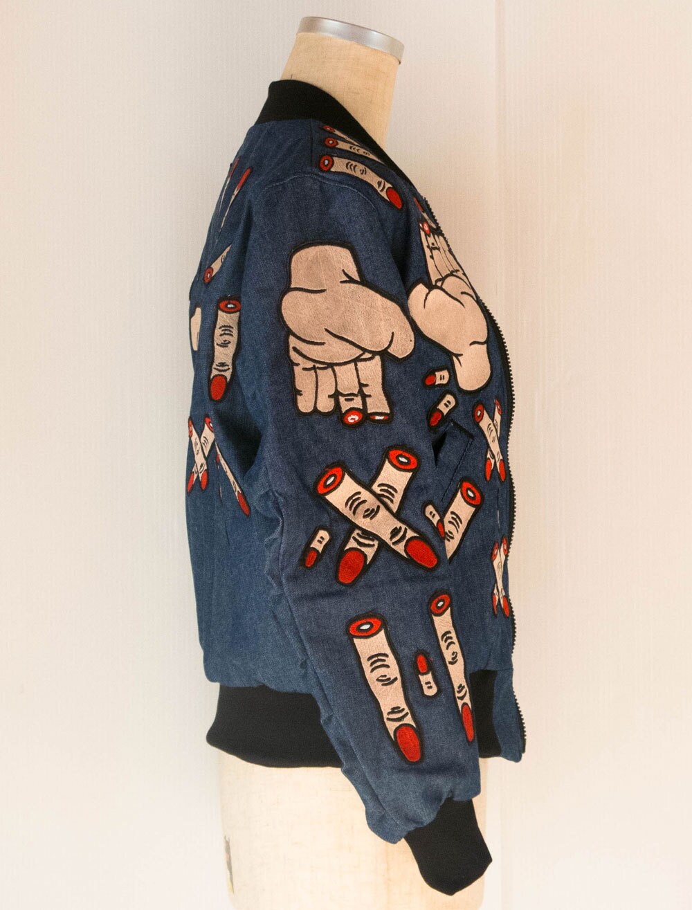 Finger Jacket denim Etsy