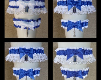 Police Box Garter or Set / Something blue for your Geek Wedding or Bridal Shower Gift