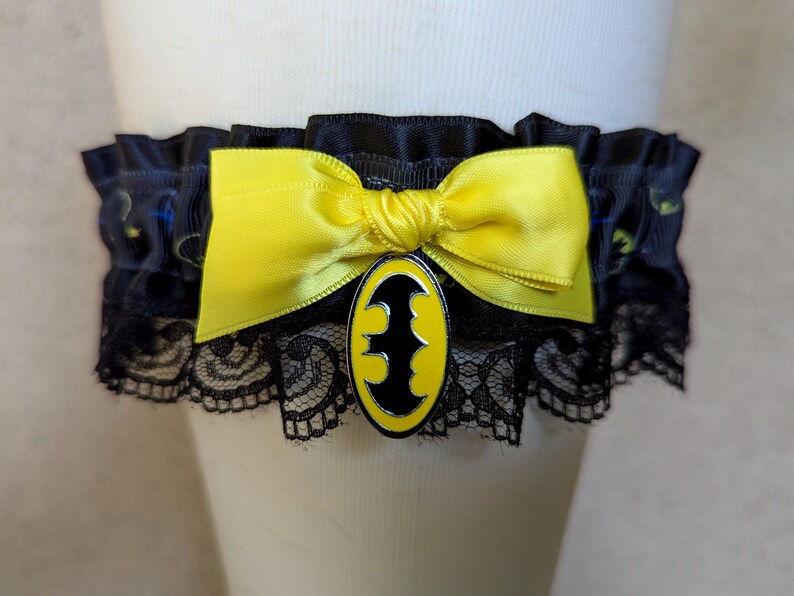 Superhero Wedding Garter Set: Design Your Own Comic Book Bridal Shower Gift image 16