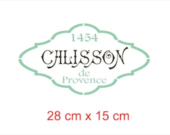 Pochoir stencil " Calisson "