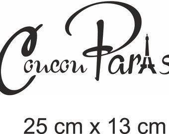 Stencil "Cuckoo Paris"