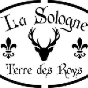 Stencil, French touch stencil, La Sologne label style