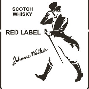 Johnnie Walker Stencil image 1