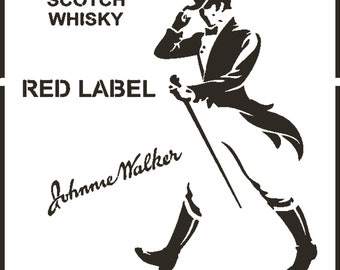Johnnie Walker Stencil