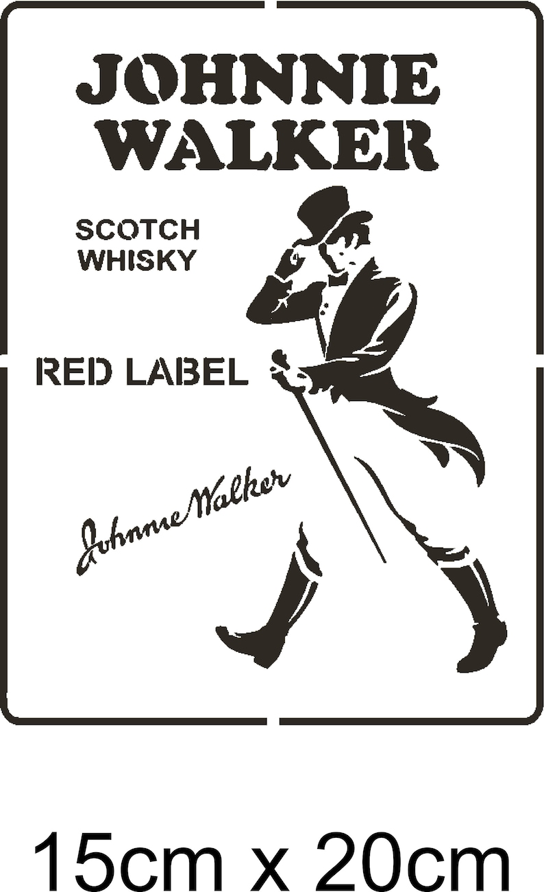Johnnie Walker Stencil image 1