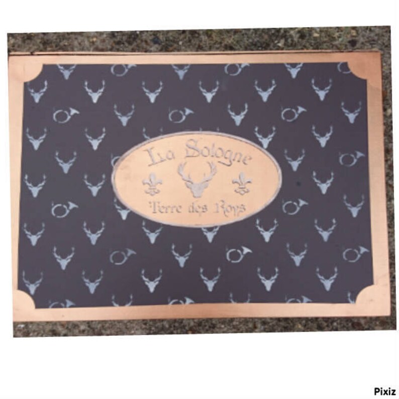 Stencil, french touch stencil way label Sologne image 3